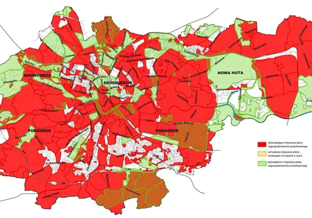 Działka w Krakowie - MPZP, WZ - Jak sprawdzić i co to znaczy?