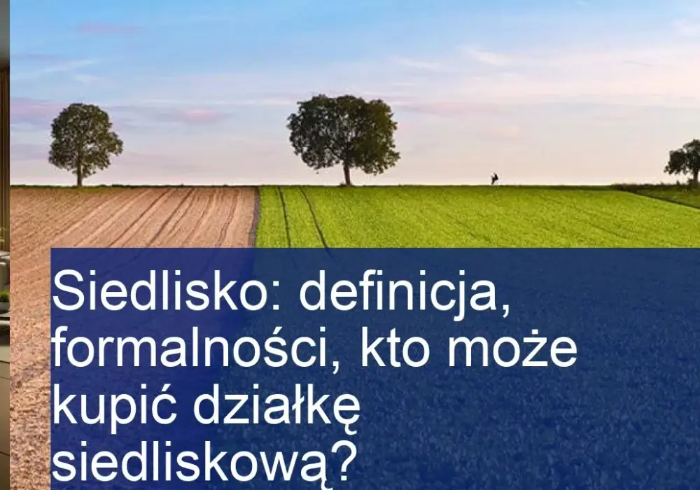 Działka siedliskowa - kto może kupić i jakie są ograniczenia?