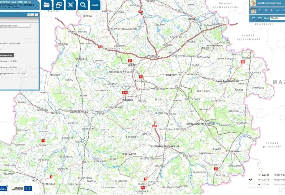 Geoportal Powiat Kutnowski - Znajdź działkę krok po kroku
