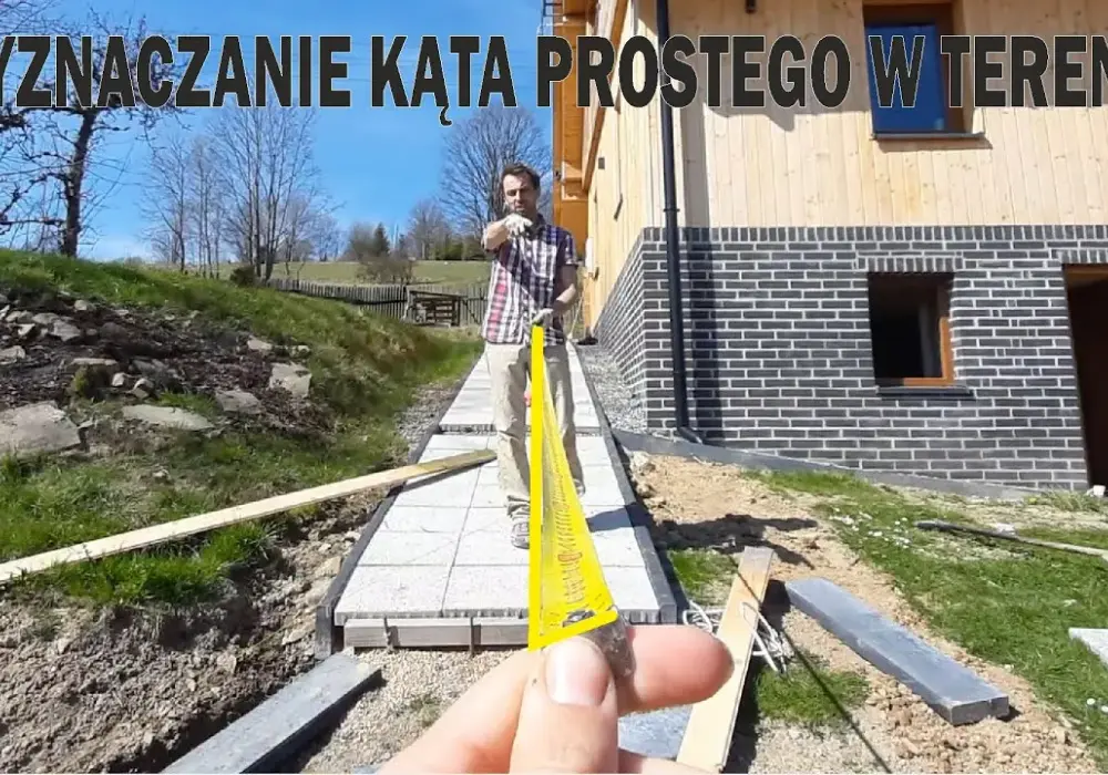 Jak wyznaczyć kąt prosty w terenie bez specjalistycznych narzędzi