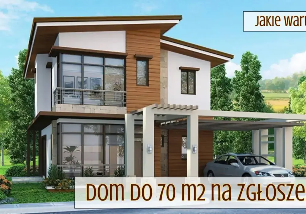 Działka rekreacyjna - Budowa domku do 70m2 bez pozwolenia?