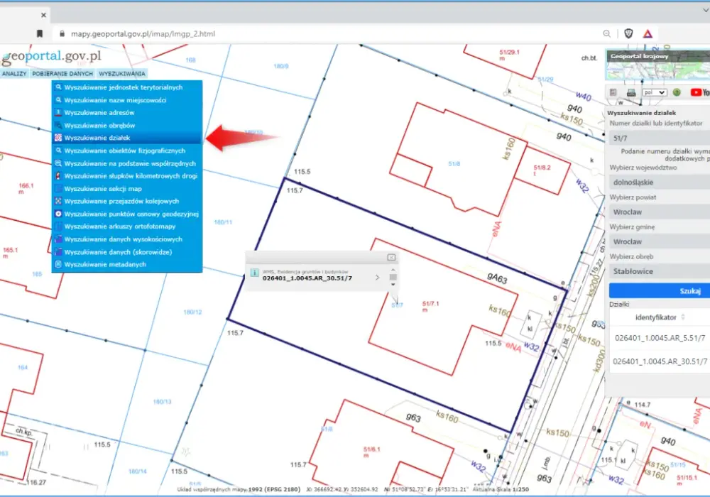 Geoportal Grodzisk Mazowiecki - Działki - Sprawdź przed zakupem