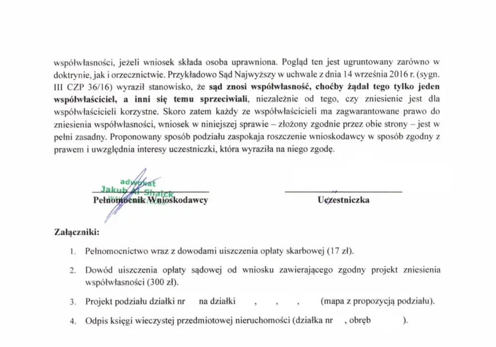 Czy wniosek o wykreślenie hipoteki muszą podpisać wszyscy współwłaściciele?