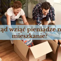 Rodzina pakuje kartony do przeprowadzki, dzieci siedzą w pudełkach.