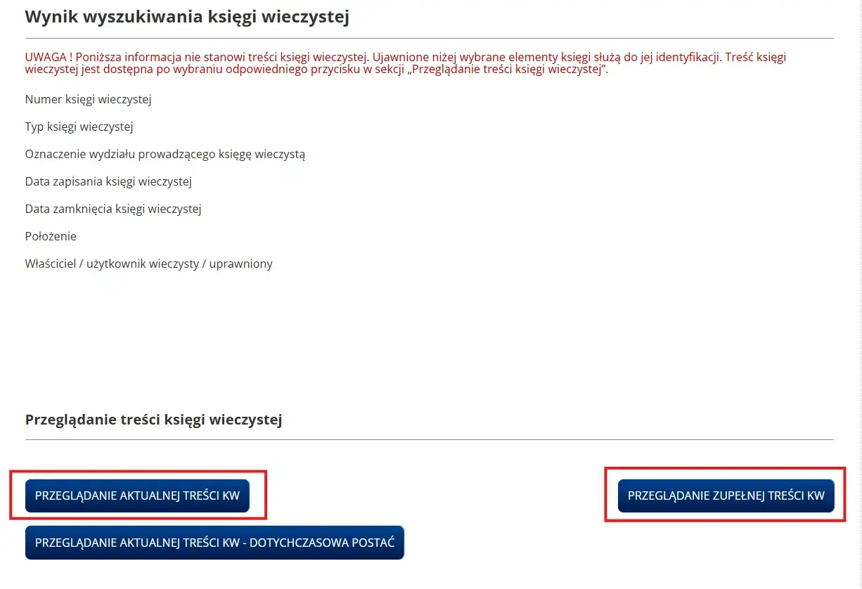 Jak sprawdzić czy księga wieczysta nie jest obciążona? Kliknij