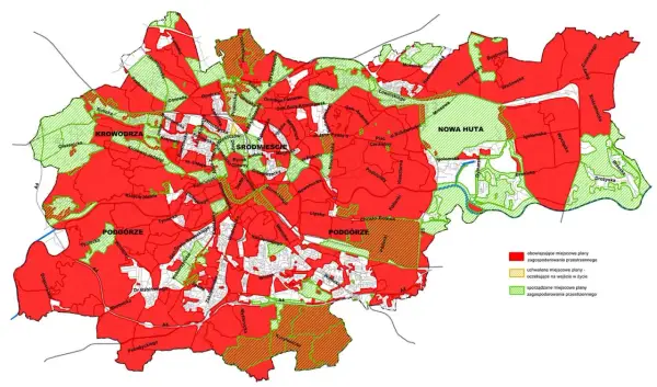 Działka w Krakowie - MPZP, WZ - Jak sprawdzić i co to znaczy?