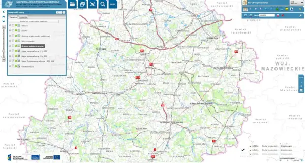 Geoportal Powiat Kutnowski - Znajdź działkę krok po kroku